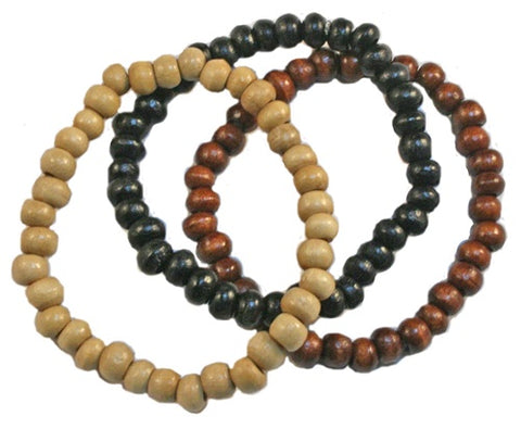 CLASSICS 77 Brown/Natural /Black Set Of 3 Bracelets