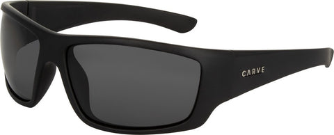 CARVE Moray Matt Black - Grey Polarised lens