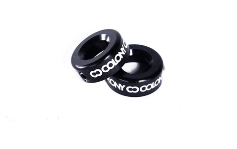 Colony Konka Alloy Bar Ends - BLACK