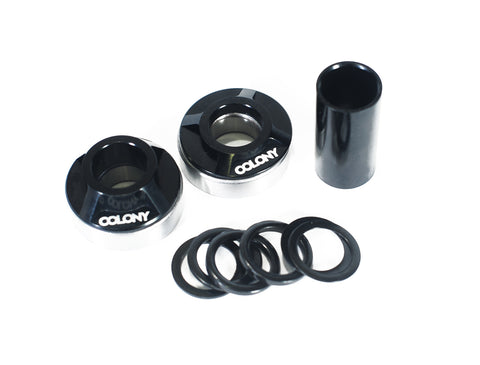 Colony BMX Spanish Bottom Bracket Kit 22mm BLACK