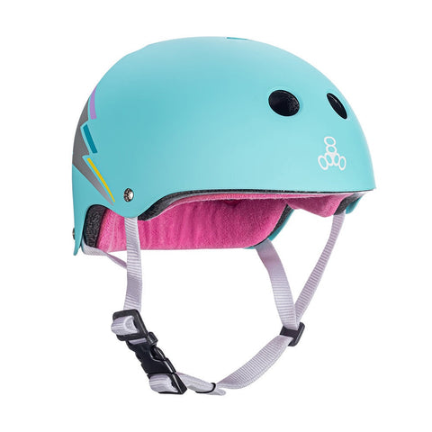 TRIPLE 8 Sweatsaver Helmet - TEAL HOLOGRAM