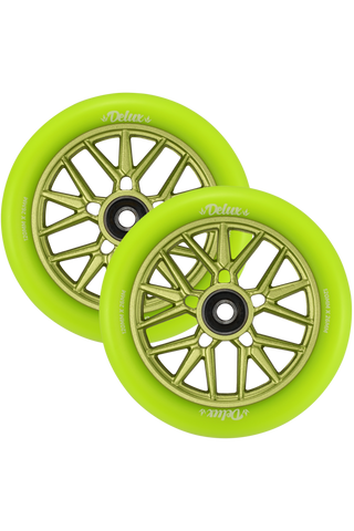 ENVY Delux Wheels 120mm - GREEN