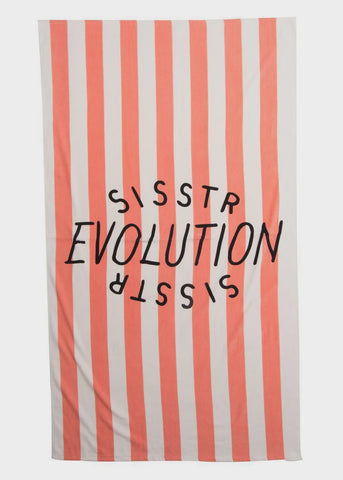 SISSTREVOLUTION Hidden Cargo Towel - CORAL
