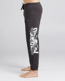 THE MAD HUEYS - Bones Ahoy Relaxed Track Pant  - VINTAGE BLACK