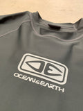 OCEAN & EARTH Long Sleeve Rash Shirt Relaxed Fit - GRAPHITE
