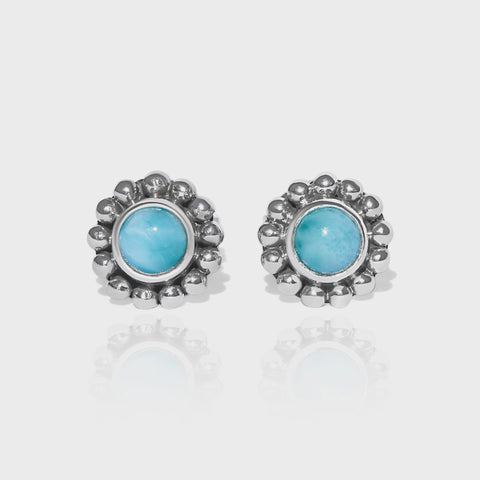 OCEA COLLECTIVE Larimar Ocean Stud Earrings
