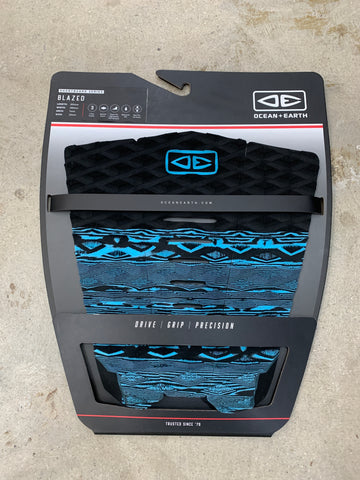 Ocean & Earth Blazed 3 Piece Tail Pad - BLUE/BLACK