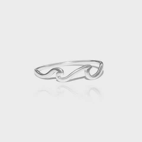OCEA COLLECTIVE Sterling Silver Double Wave Ring