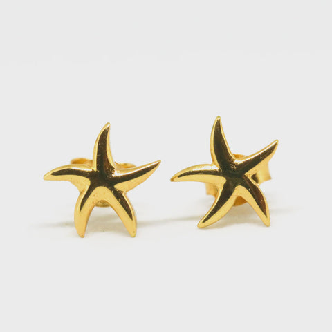 OCEA COLLECTIVE Gold Sea Star Studs