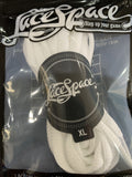 Lacespace White Oval Laces - WHITE