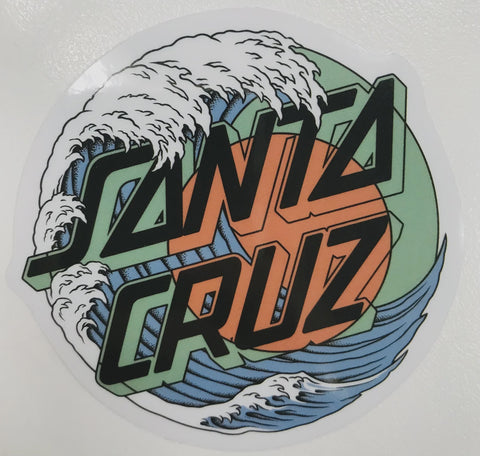 SANTA CRUZ - Tsunami Dot Sticker - CLAY