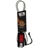 OCEAN & EARTH Basic Straight Bodyboard Leash - BLACK