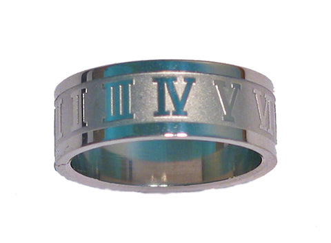 CLASSIC 77 - Laser Mark Stainless Steel Ring