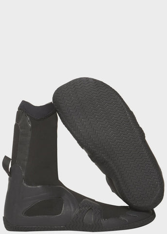 VISSLA - 7 Seas Round Toe Bootie 5mm - BLACK