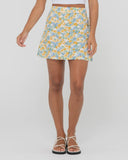 RUSTY Flora Mini Skirt - SUNLIGHT