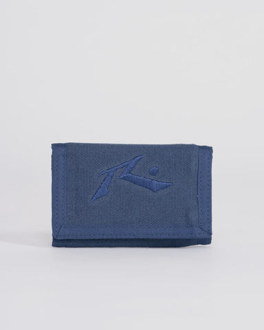 RUSTY Comp Wash Tri-Fold Wallet - CHINA BLUE