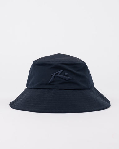 RUSTY Boys Comp Wash Quick Dry Bucket Hat - NAVY BLUE