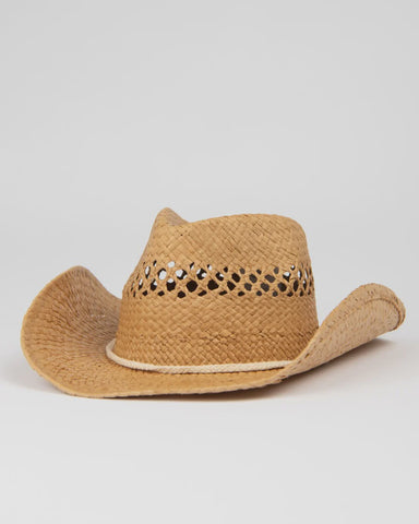 RUSTY Howdy Cowboy Straw Hat - INCENSE