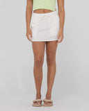 RUSTY Alannah Lounge Skirt - WHITE