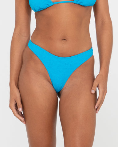 RUSTY Sandalwood Brazilian Bikini Pant - ANTARCTIC BLUE