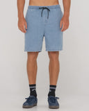 RUSTY Boys Manila Folder Denim Short - ASH BLUE