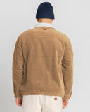 RUSTY Coup Cord Jacket - BEAVER BROWN