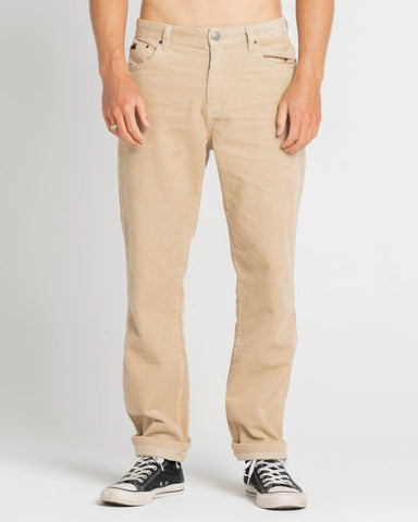 RUSTY - Rifts 5 Pocket Cord Pant - LIGHT FENNEL