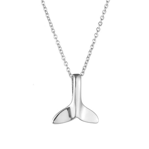 CLASSICS 77 Stainless Steel Whale Tail Pendant