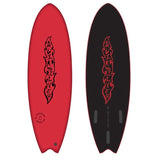 Quiksilver Bat Softboard 6'6" - RED
