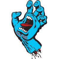 SANTA CRUZ - Screaming Hand Decal Sticker - BLUE