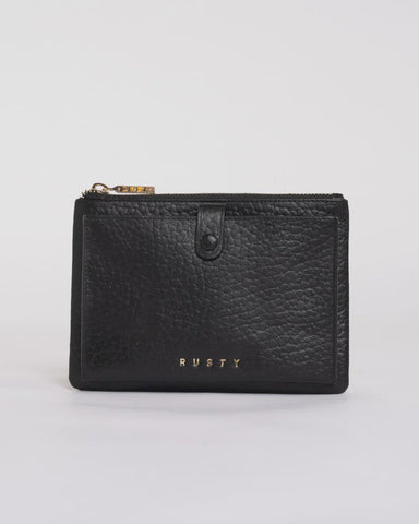 RUSTY - Grace Leather Pouch - BLACK 2