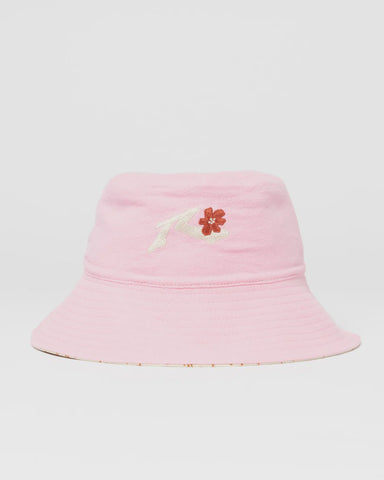 RUSTY Spring Time Reversible Bucket Hat - PINK DIAMOND