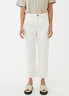 AFENDS - Shelby Organic Denim Wide Leg Jean - OFF WHITE
