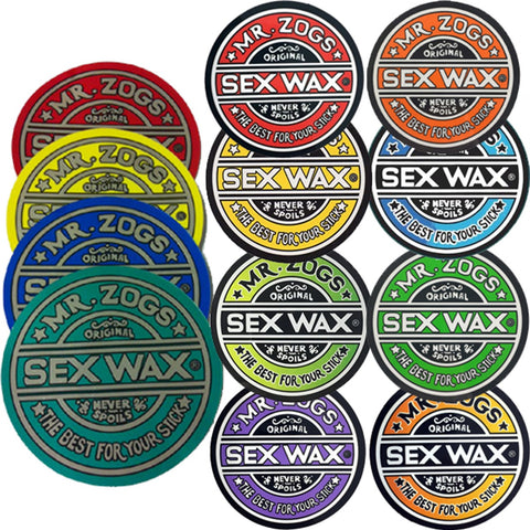 Sex Wax 3" Circle Stickers - Assorted