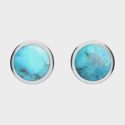 CLASSICS 77 Turquoise Round Earrings