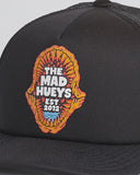 THE MAD HUEYS Shark Jaws Youth Foam Trucker - BLACK