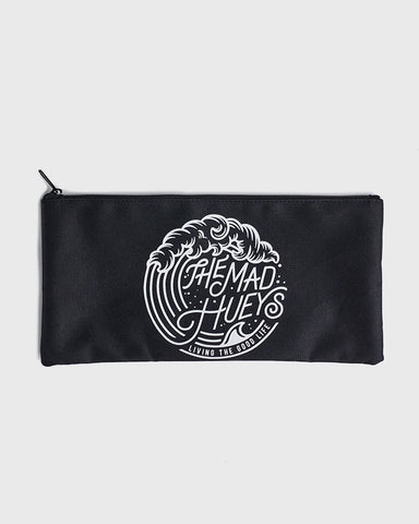 THE MAD HUEYS The Good Life Pencil Case - BLACK