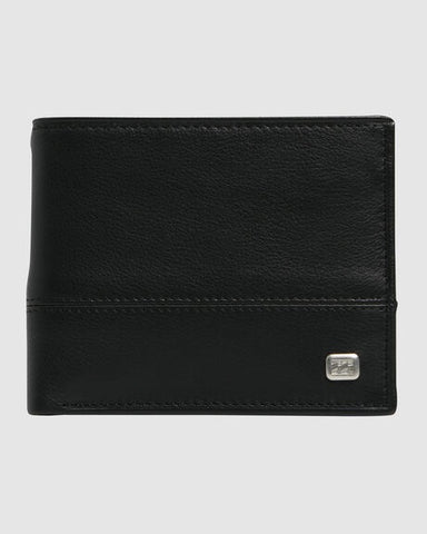 BILLABONG Dimension 2in1 Leather Wallet - BLACK
