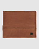 BILLABONG Dimension 2in1 Leather Wallet - TAN