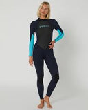 O'NEILL - Women's  Reactor 2 Back Zip Full Suit 3/2mm - ABYSS/AQUA