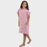 SANTA CRUZ - College Arch Hooded Towel - PINK