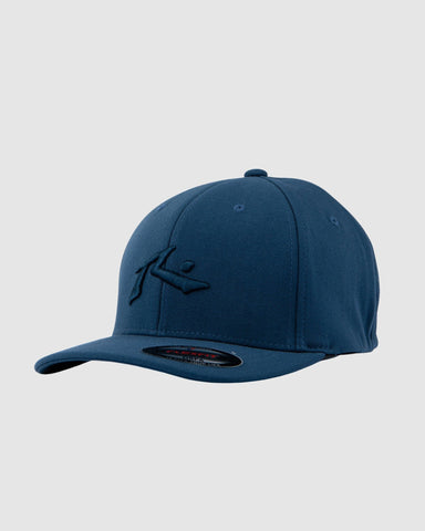 RUSTY - Chronic 4 Flexfit Hat - CHINA BLUE