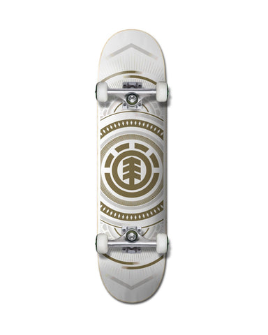 ELEMENT - Hatched Complete 8.0" - WHITE/GOLD