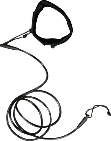MADDOG Basic Surfboard Leash 7' - BLACK