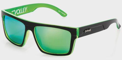 CARVE Volley - BLACK/GREEN CRYSTAL POLARISED GREEN IRIDIUM