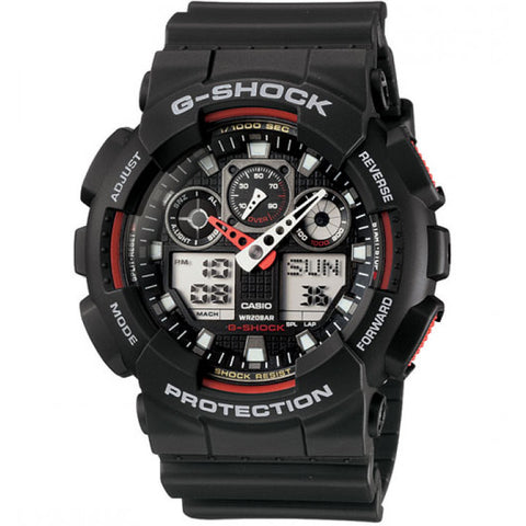 CASIO - G-SHOCK Watch GA-100-1A4DR - BLACK