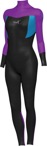 CRYSTAL - Girls 3/2mm Steamer Wetsuit - PURPLE