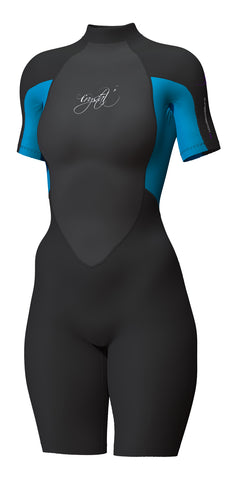 CRYSTAL Ladies Springsuit 2mm - BLUE