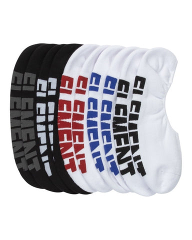ELEMENT Low Rise Socks (5 Pack) - MULTI