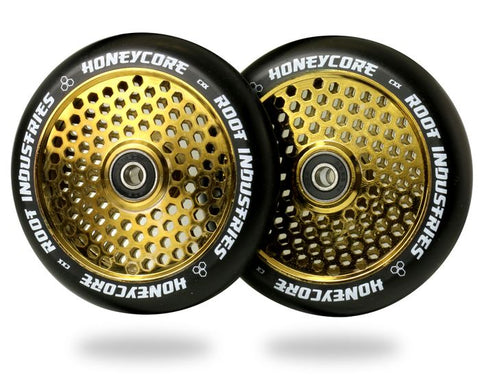 ROOT INDUSTRIES Honeycore 120mm Scooter Wheels - GOLD